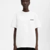 T-shirt avec adresse de Dubaï T-shirt à manches courtes avec adresse et logo imprimés