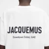 T-shirt avec adresse de Dubaï T-shirt à manches courtes avec adresse et logo imprimés