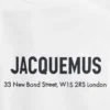 T-shirt à manches courtes avec logo et adresse – vendu exclusivement en ligne et dans notre boutique de Londres