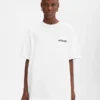 T-shirt à manches courtes avec logo et adresse – vendu exclusivement en ligne et dans notre boutique de New York