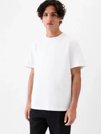 T-shirt à manches courtes J T-shirt monogramme brodé