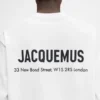 T-shirt à manches longues avec adresse imprimée et logo – vendu exclusivement en ligne et dans notre boutique de Londres
