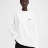 T-shirt à manches longues avec adresse imprimée et logo – vendu exclusivement en ligne et dans notre boutique de Londres