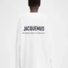 T-shirt à manches longues avec adresse imprimée et logo – vendu exclusivement en ligne et dans notre boutique de Londres