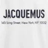 T-shirt à manches longues avec adresse imprimée et logo – vendu exclusivement en ligne et dans notre boutique de New York