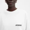 T-shirt à manches longues avec adresse imprimée T-shirt à manches longues avec adresse et logo imprimés – vendu exclusivement en ligne et dans notre boutique de Courchevel