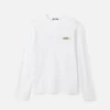 T-shirt à manches longues Gros Grain T-shirt à manches longues avec logo Grosgrain