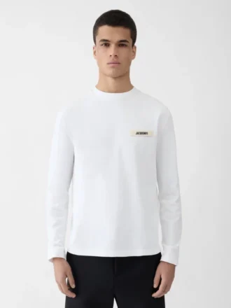 T-shirt à manches longues Gros Grain T-shirt à manches longues avec logo Grosgrain T-shirt à manches longues Gros Grain T-shirt à manches longues avec logo Grosgrain