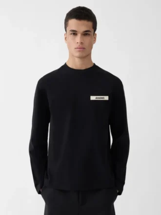 T-shirt à manches longues Gros Grain T-shirt à manches longues avec logo Grosgrain T-shirt à manches longues Gros Grain T-shirt à manches longues avec logo Grosgrain