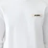 T-shirt à manches longues Gros Grain T-shirt à manches longues avec logo Grosgrain