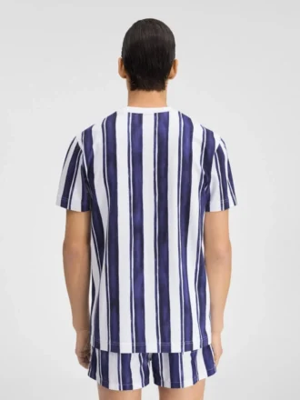 T-shirt Rayures T-shirt à rayures contrastées T-shirt Rayures T-shirt à rayures contrastées